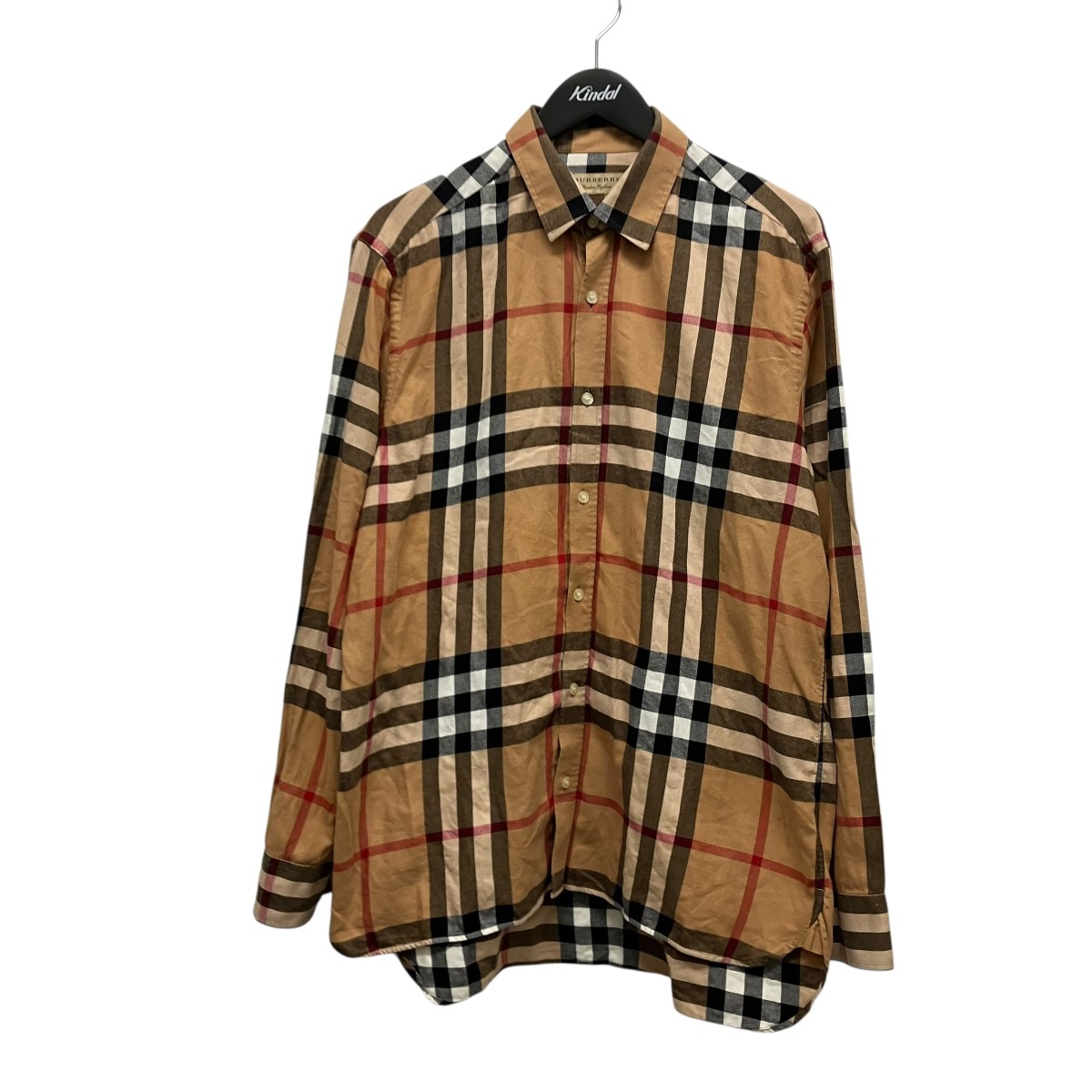 Lサイズ BURBERRY LONDON ノバチェック バーバリーロンドン BUTTON 
