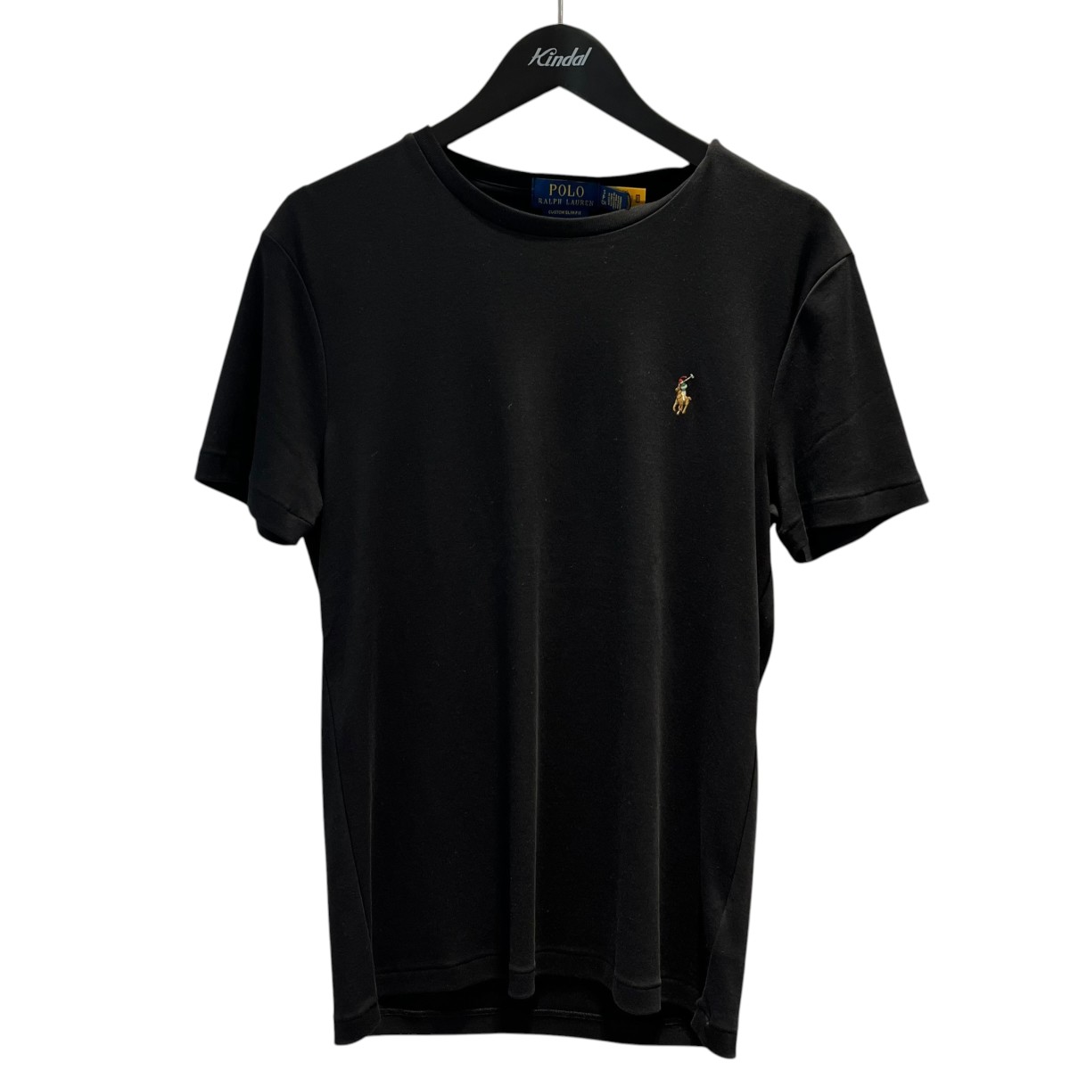 【中古】 POLO RALPH LAUREN　 ワンポイント 半袖Tシャツ ブラック サイズ：S 【020426】（ポロラルフローレン）