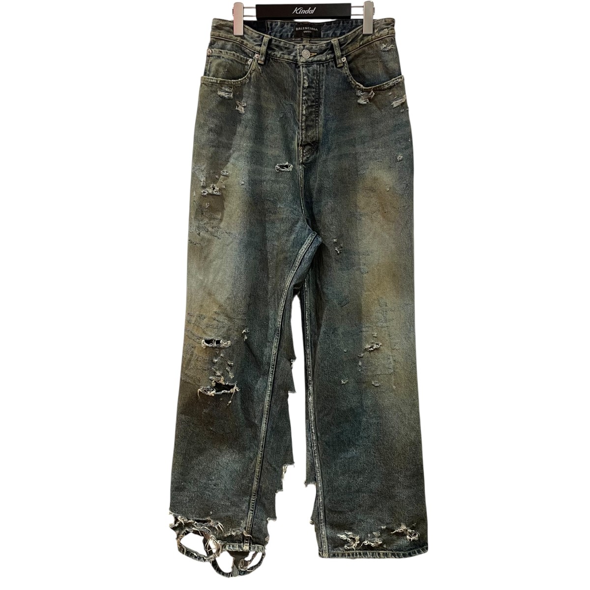 【中古】 BALENCIAGA　 23SS Super Destroyed Baggy ダメージデニムパンツ サイズ：XS 【020426】（バレンシアガ） 59,796円