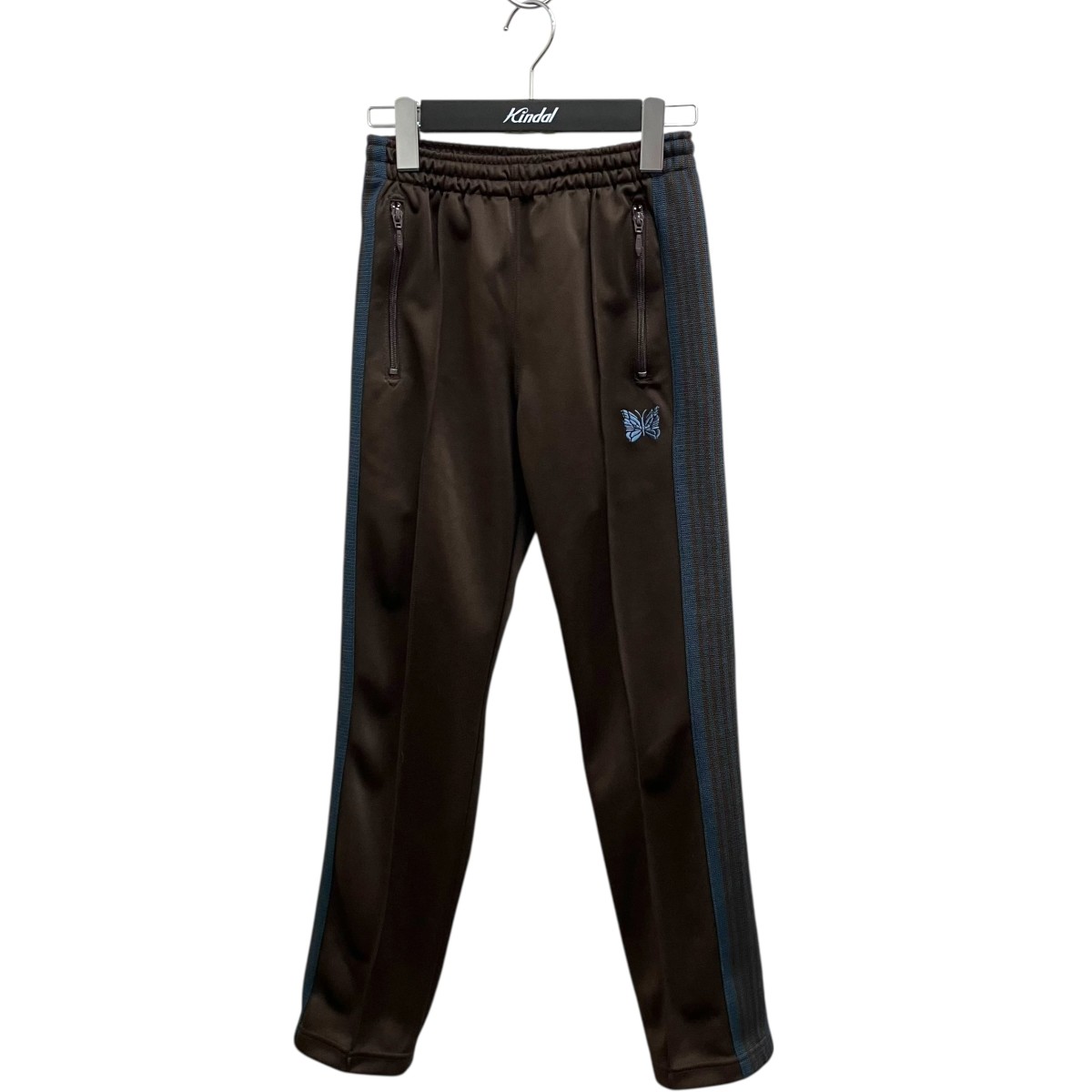 【中古】 Needles　 別注JEANSFACTORY ナロートラックパンツ LQ447 ブラウン サイズ：1 【030426】（ニードルズ）