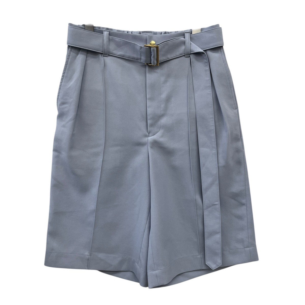 【中古】 CULLNI　 シルキーツイル リラックスショートパンツ 22-SS-010 ライトブルー サイズ：1 【030426】（クルニ）