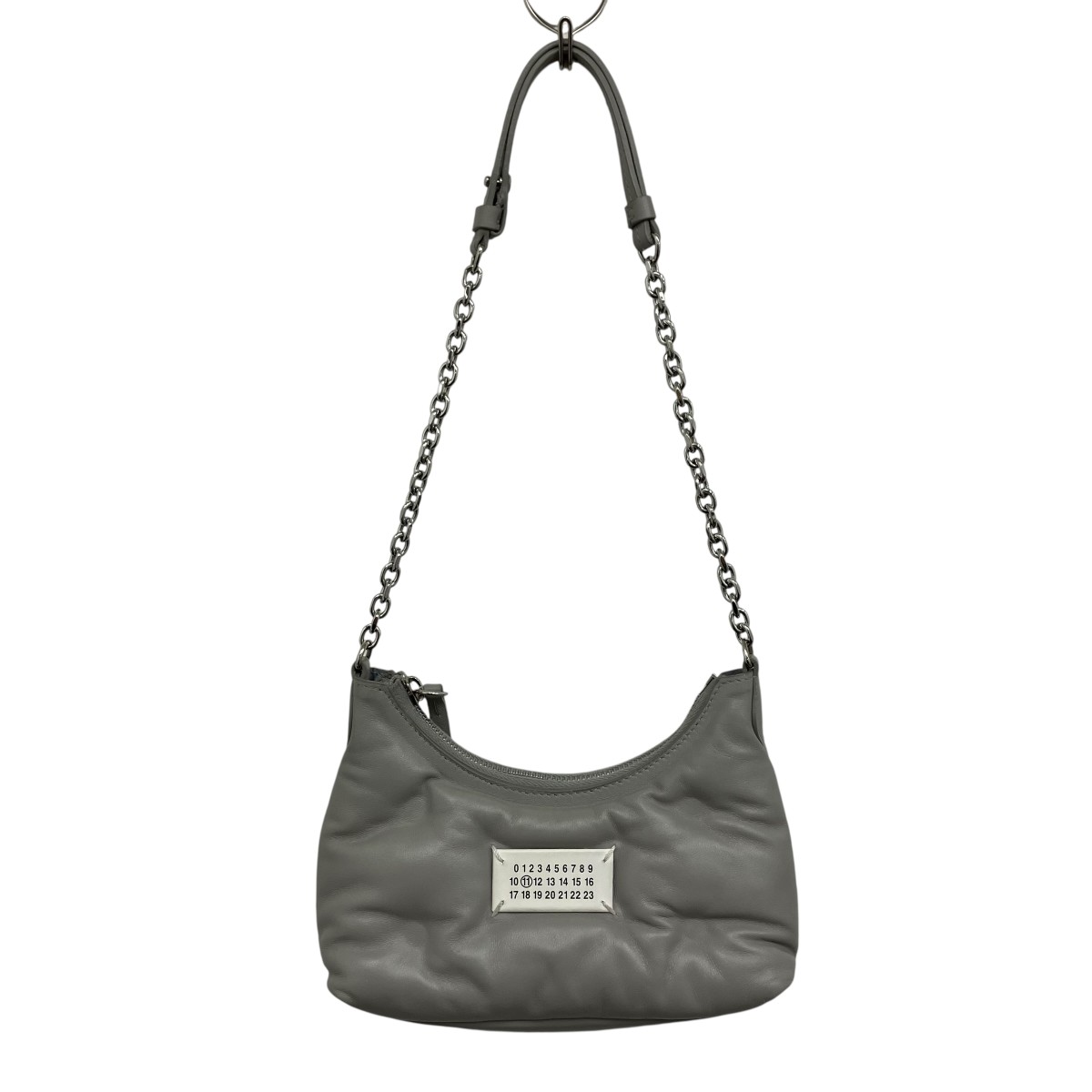 【中古】 Maison Margiela　 GLAM SLAM HOBO MICRO ショルダーバッグ ライトグレー 【030426】（メゾンマルジェラ）