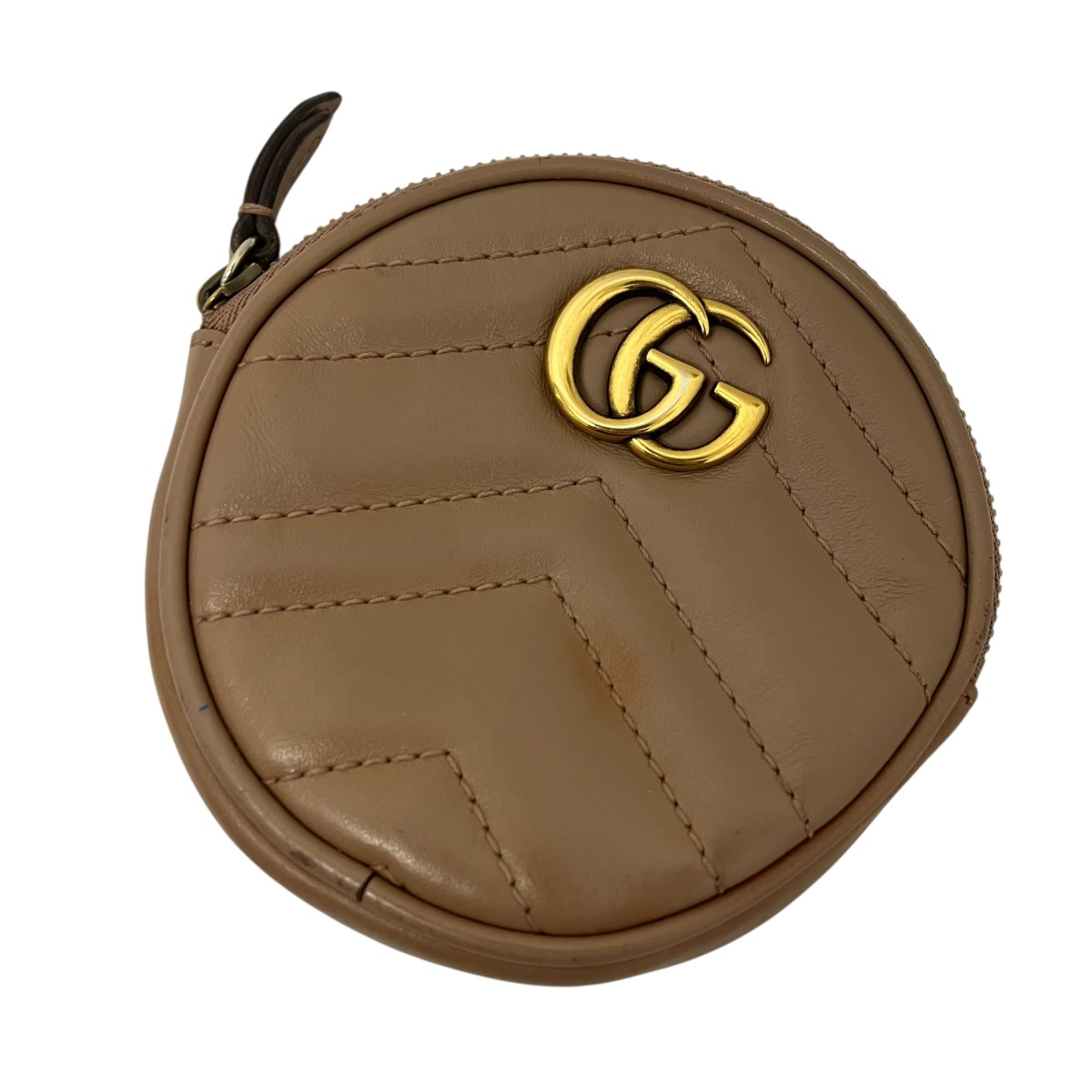 【中古】GUCCI コインケース 赤銅色 【030426】（グッチ） 財布・ケース-レディース財布-バッグ・小物・ブランド雑貨