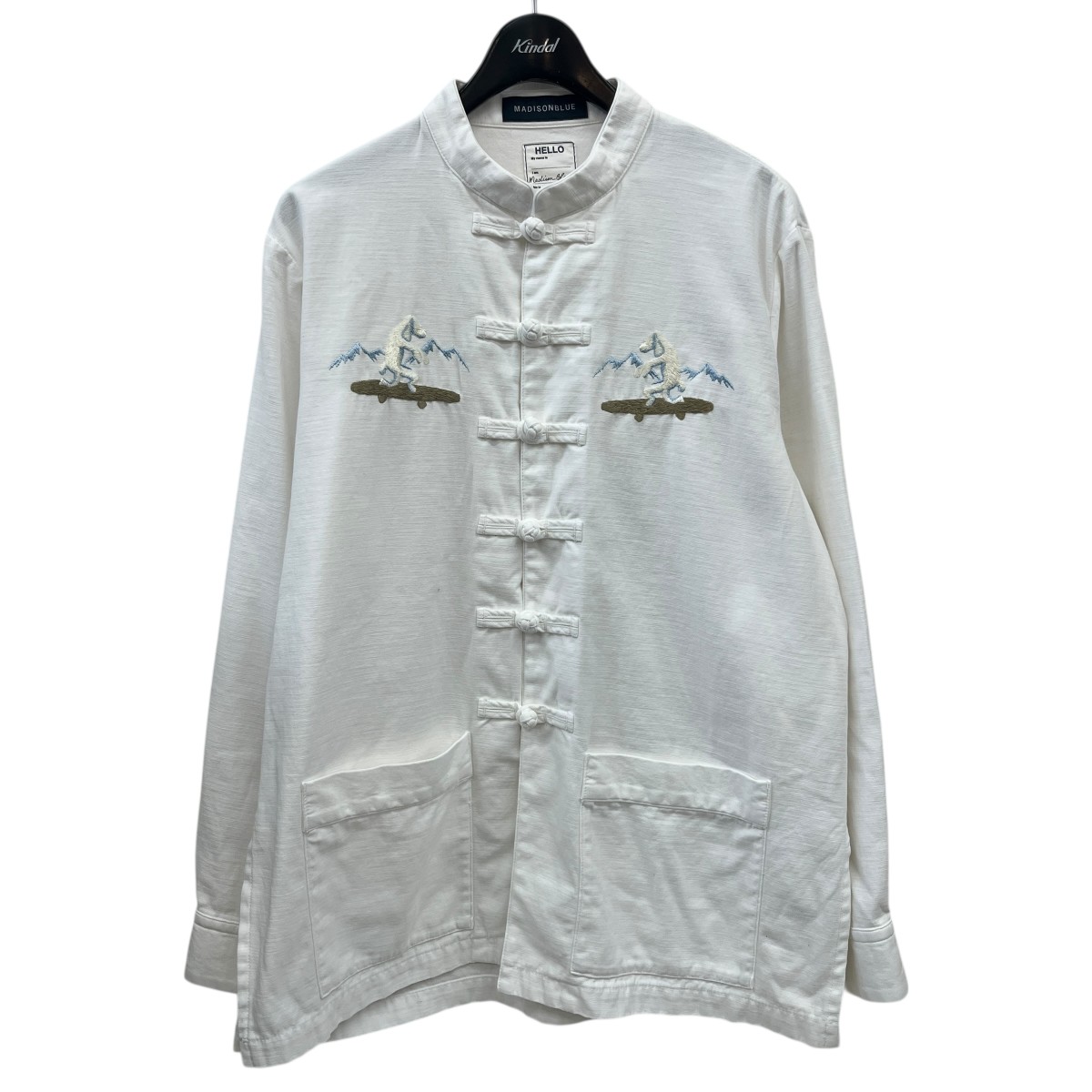 【中古】 MADISON BLUE　 CHINOIS STYLE JK エンブロイダリーチャイナジャケット MB244-1001M ホワイト サイズ：05 【030426】（マディソンブルー） 23,899円