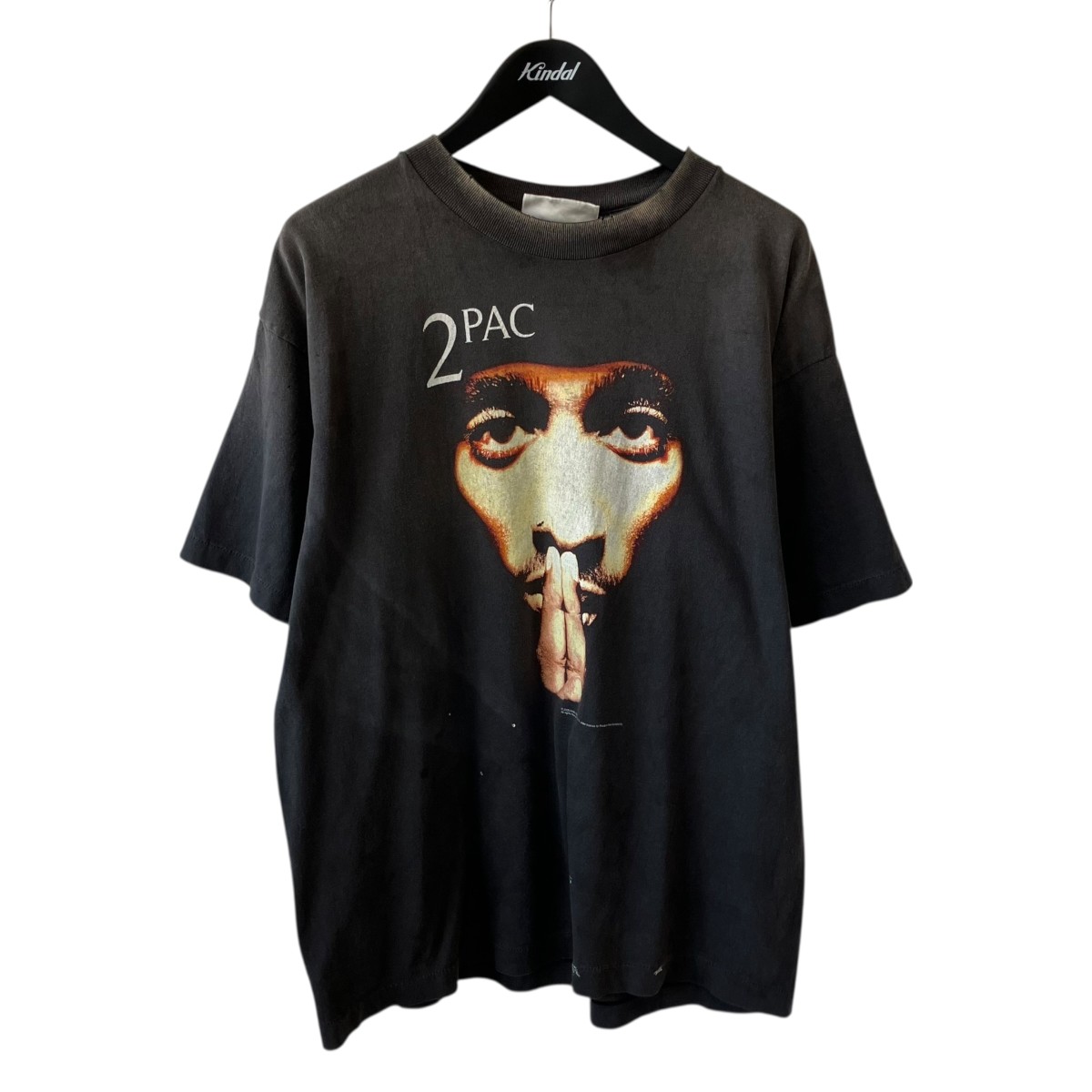 【中古】 SAINT MICHAEL　 ２PAC S S TEE 2PAC BLACK Tシャツ SM-HR8-0000-C14 グレー サイズ：L 【030426】（セントマイケル）