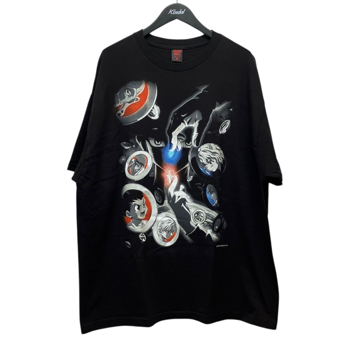 【中古】 GEEKS RULE×HUNTER×HUNTER　 T SHIRT09『キメラ\u003dアント編』 プリントTシャツ ブラック サイズ：XXL 【030426】（ギークスルール×ハンター×ハンター）