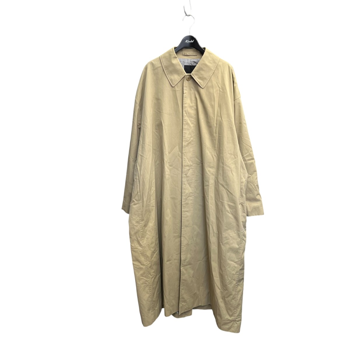 【中古】 LAD MUSICIAN　 19SS SOUTIENCOLLAR COAT トレンチコート 2119-350 ベージュ サイズ：42 【030426】（ラッドミュージシャン）