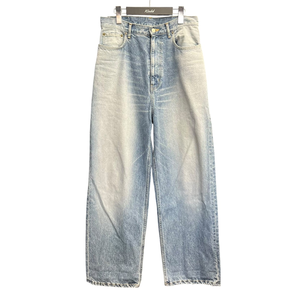 【中古】\u003cBR\u003eok．soon\u003cBR\u003eoriginal wide denim ワイドデニムパンツ インディゴ 大きさ：3\u003cBR\u003e【必要経費思いかえす】
