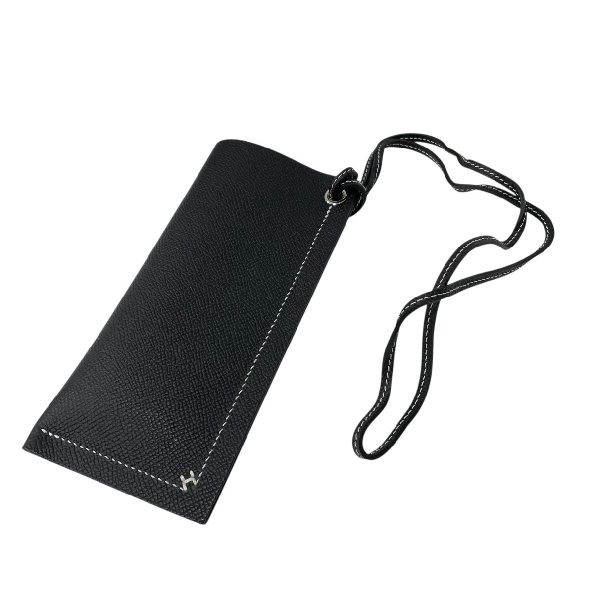 【中古】\u003cBR\u003eHERMES\u003cBR\u003eHセリエ メガネ容れもの 黒いこと\u003cBR\u003e【通貨価値思いなおす】