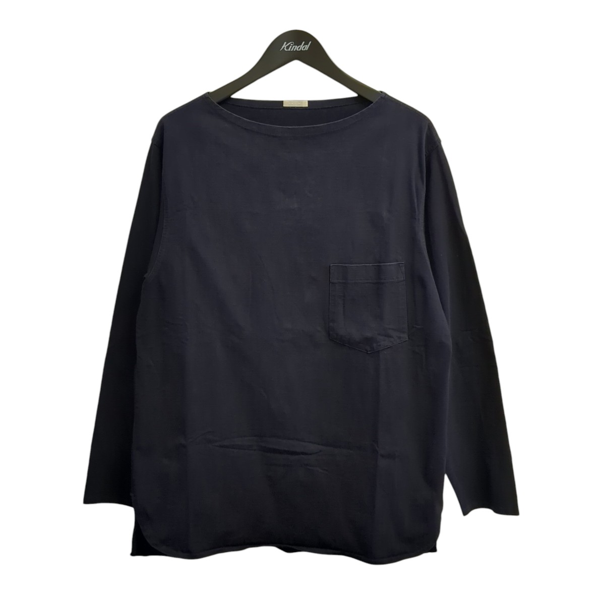 【中古】 COMOLI　 長袖Tシャツ I01-05004 ネイビー サイズ：2 【040426】（コモリ）