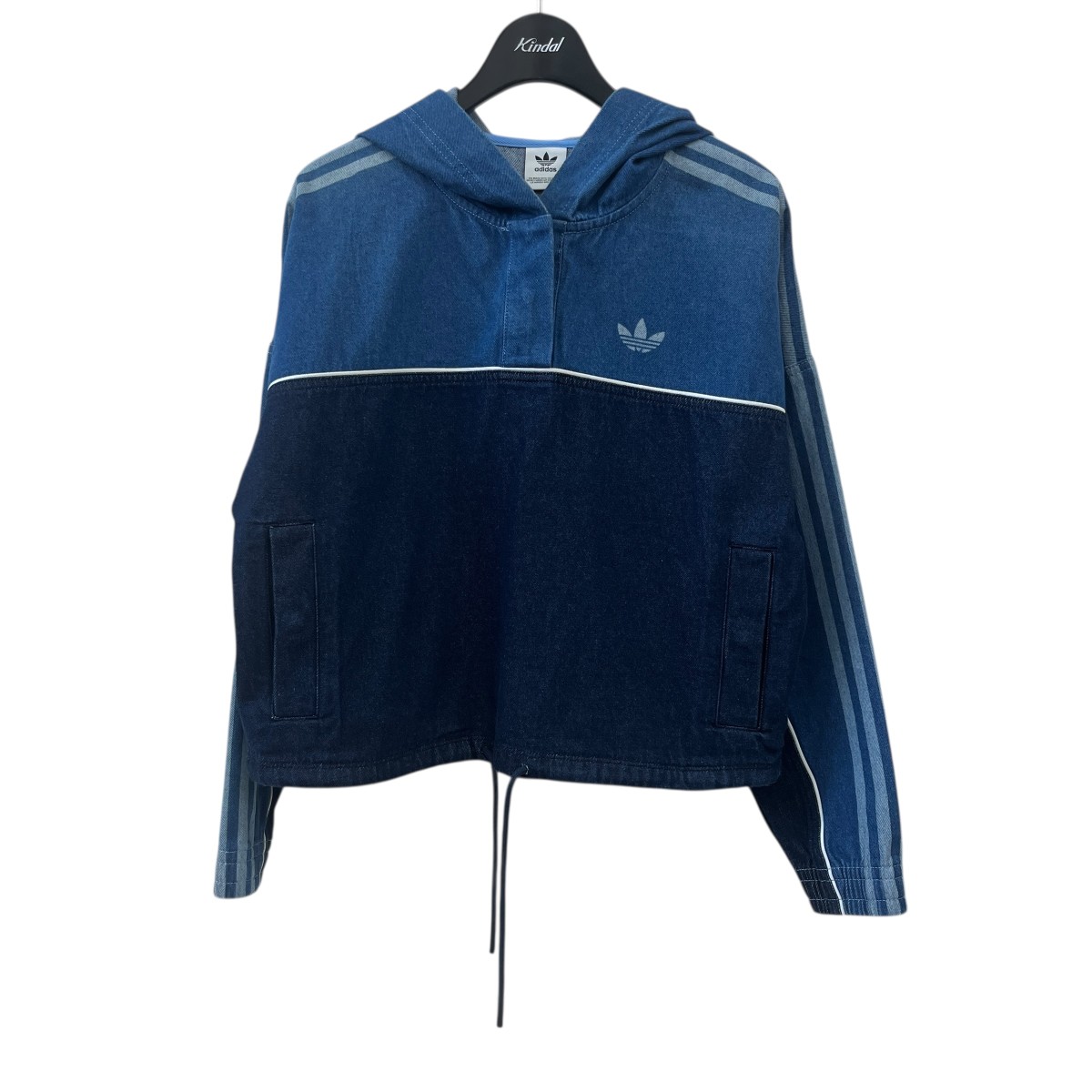 【中古】 adidas originals　 プルオーバーパーカー GM5387 インディゴ サイズ：M 【040426】（アディダスオリジナルス）