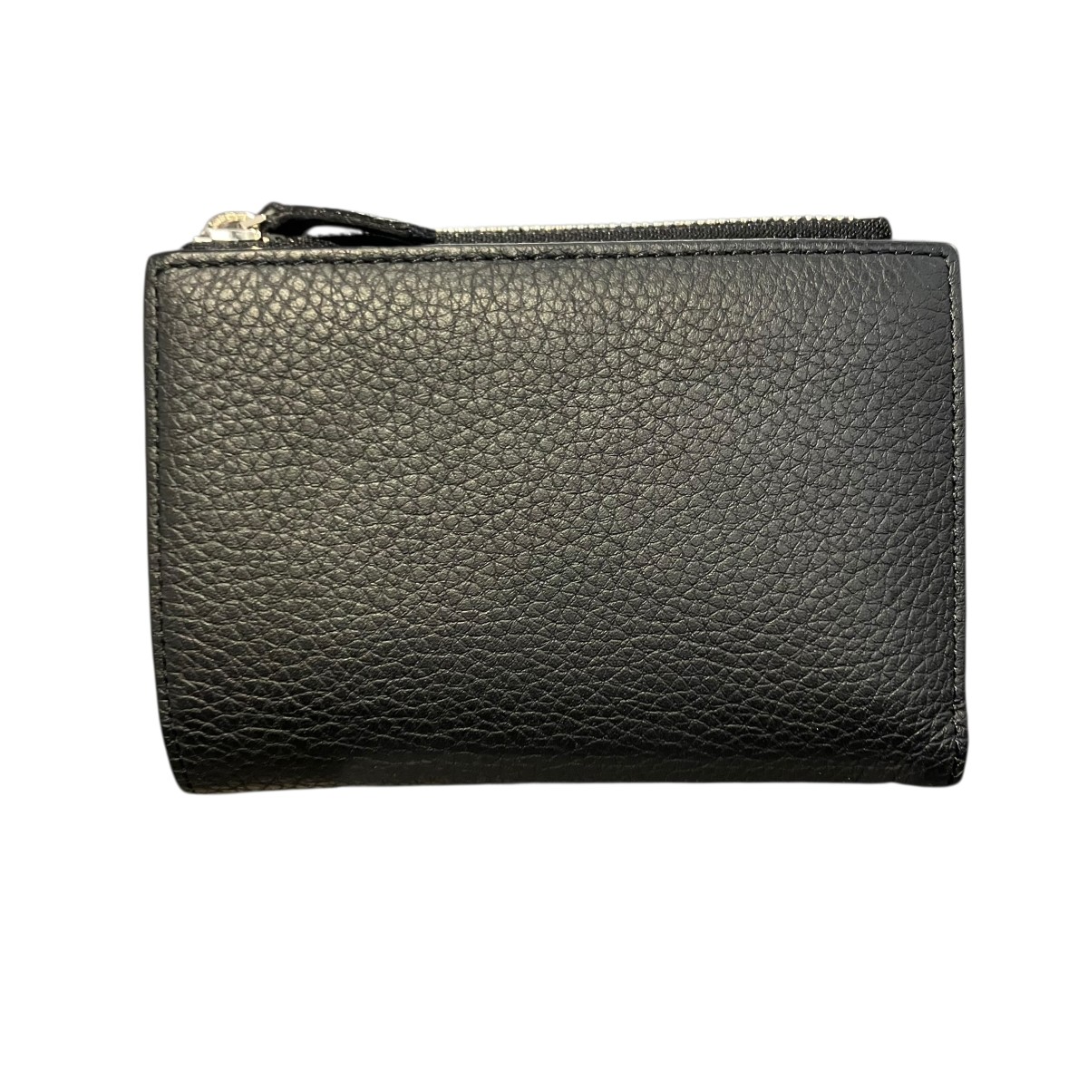 中古】 DECI Compact Square Practical Wallet 2つ折り財布 ブラック 