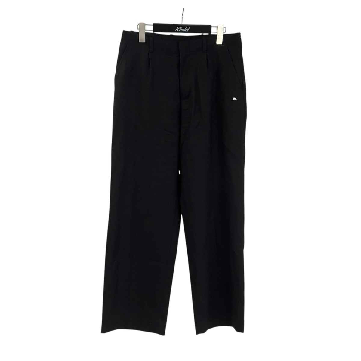 【中古】OUR LEGACY BORROWED CHINO Black Panama Wool 広広としたズボン下 M421BBPW 黒いこと 大いさ：46 【040426】（アワーレガシー） メンズファッション-ズボン・パンツ