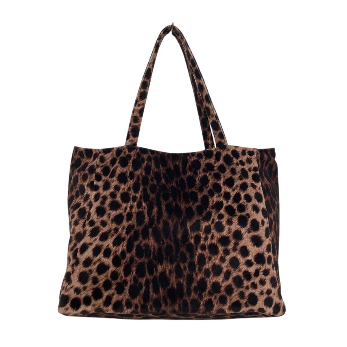 【中古】BAZAR ATELIER SABLONLEOPARD TOTE BAG トートバッグ ブラウン【価格見直し】｜ブランド古着のカインドオル