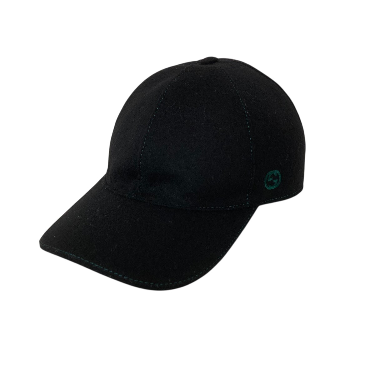 【中古】GUCCI インターロッキングG シェリーライン キャップ ブラック サイズ:L 【040426】(グッチ)|ブランド古着のカインドオル