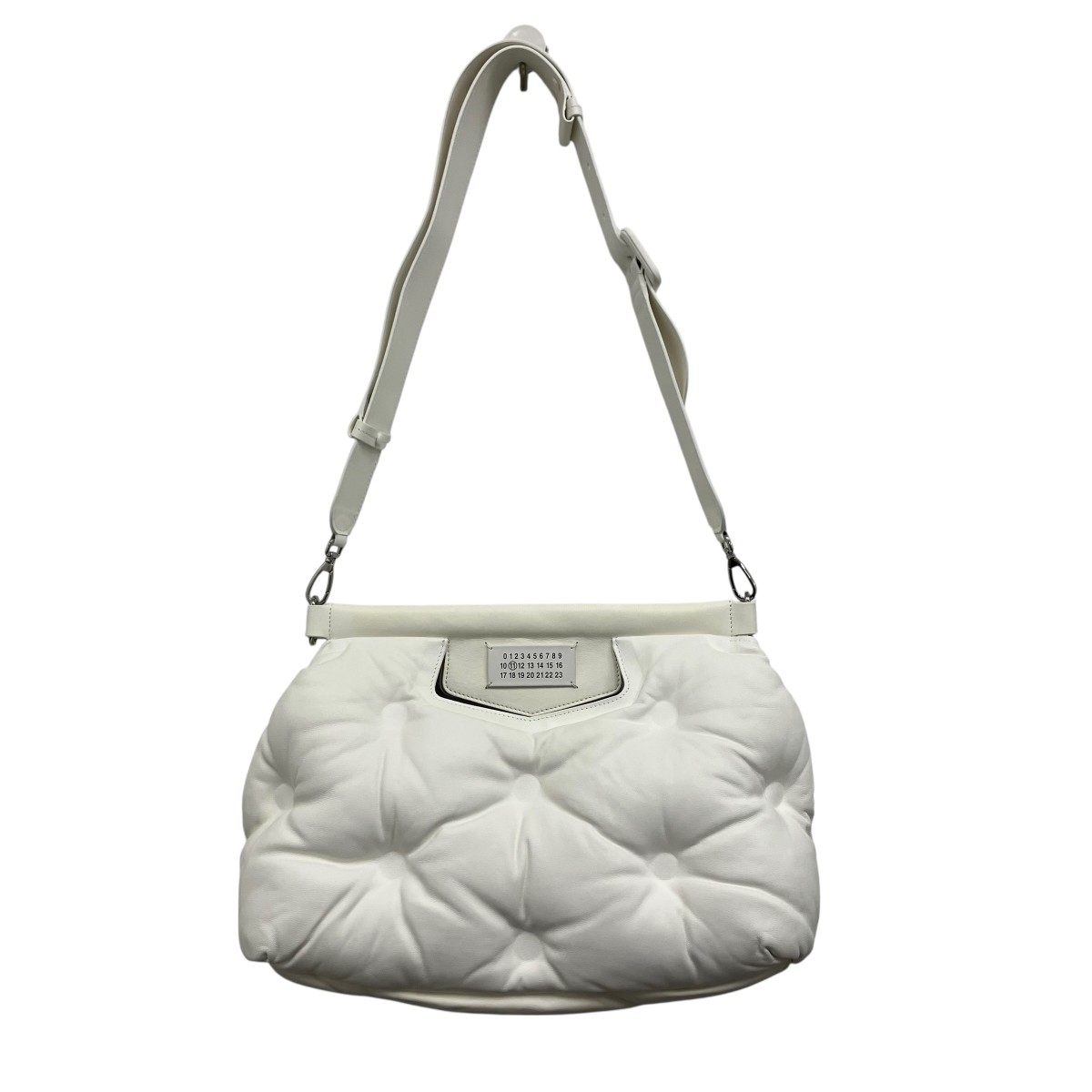【中古】Maison Margiela Glam Slam Classique MEDIUM クロスボディバッグ 白いこと 【040426】（メゾンマルジェラ）