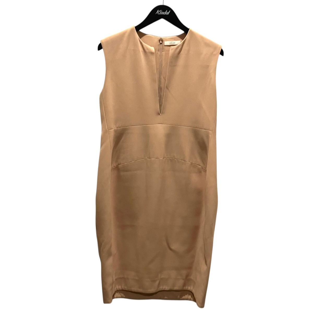 【中古】 CELINE　 フィービー期ノースリーブワンピース 26J53 ベージュ サイズ：38 【040426】（セリーヌ）