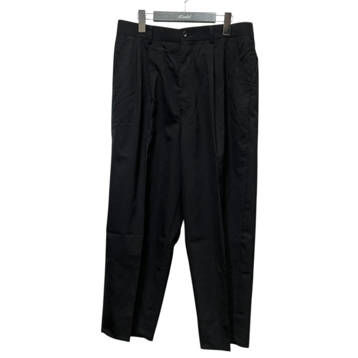 【中古】COMME des GARCONS HOMME 2タックズボン下 HG-P023 黒いこと 大きさ：XS 【040426】（コムデギャルソンオム）