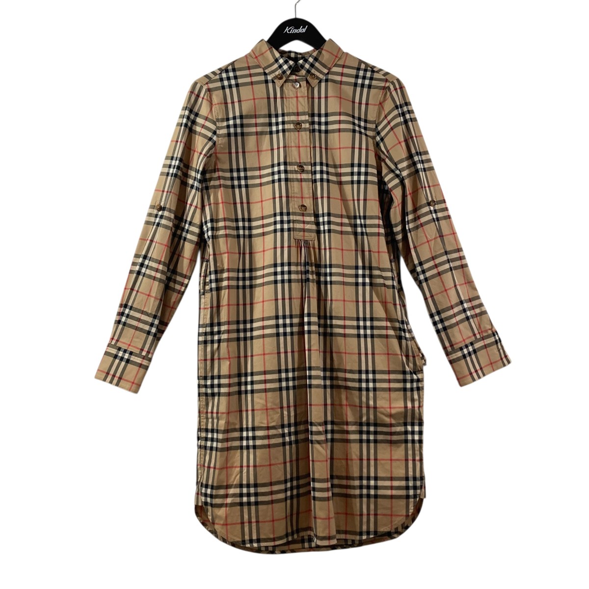 【中古】BURBERRY ヴィンテージチェック 照合のしるし プルオーバー衣装 8024585 ベージュ 大きさ：s 【040426】（赤ちょうちんバリー）