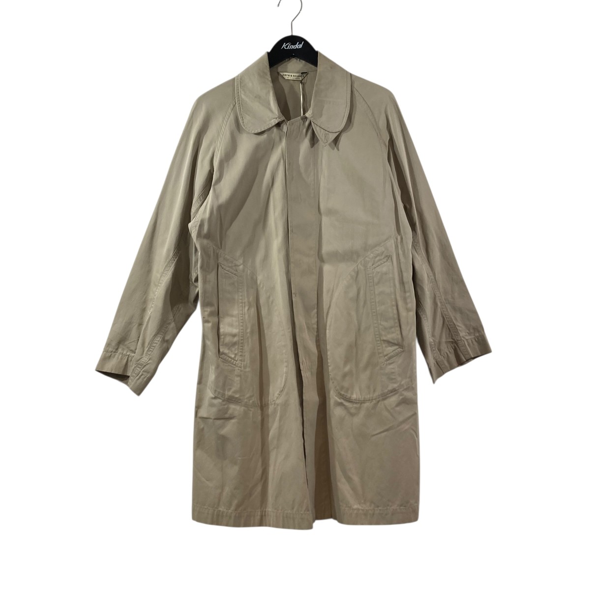 【中古】 ARTS＆SCIENCE　 Balmacaan 2 コート 001U105 ベージュ サイズ：1 【040426】（アーツアンドサイエンス）
