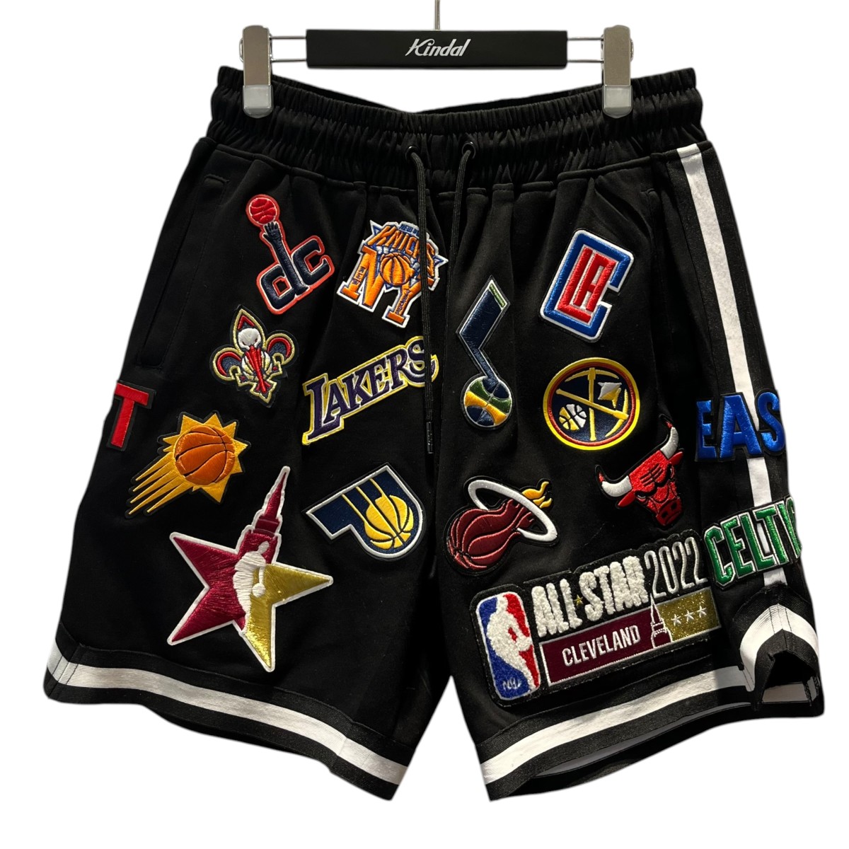【中古】 PRO STANDARD　 NBA2022 ワッペン ショートパンツ ブラック サイズ：L 【030426】（プロスタンダード）