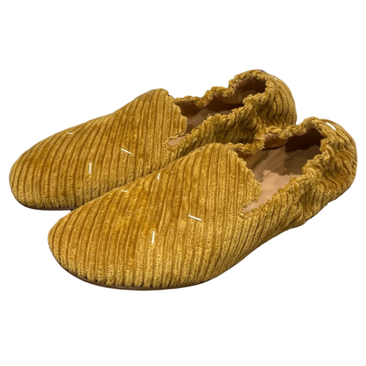 【中古】Maison Margiela スリッポンフラットシューズ S58WR0093 赤銅色 大きさ：37 【030426】（メゾンマルジェラ）