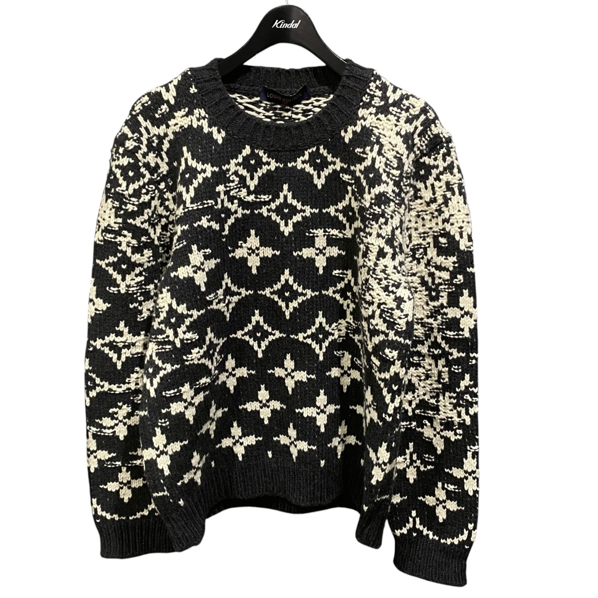 【中古】 LOUIS VUITTON　 ディストーテッドモノグラム RM202 TPA HJN85W ブラック サイズ：XXL 【030426】（ルイヴィトン）