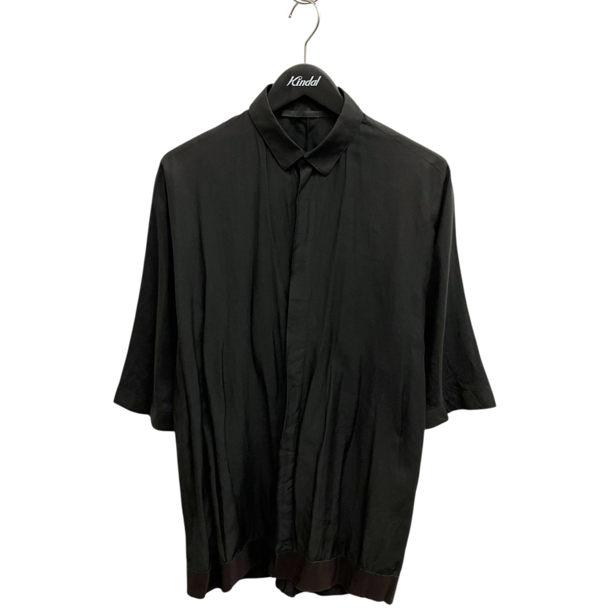 【中古】 HAIDER ACKERMANN　 半袖シャツ ブラック サイズ：XXS 【050426】（ハイダー・アッカーマン）