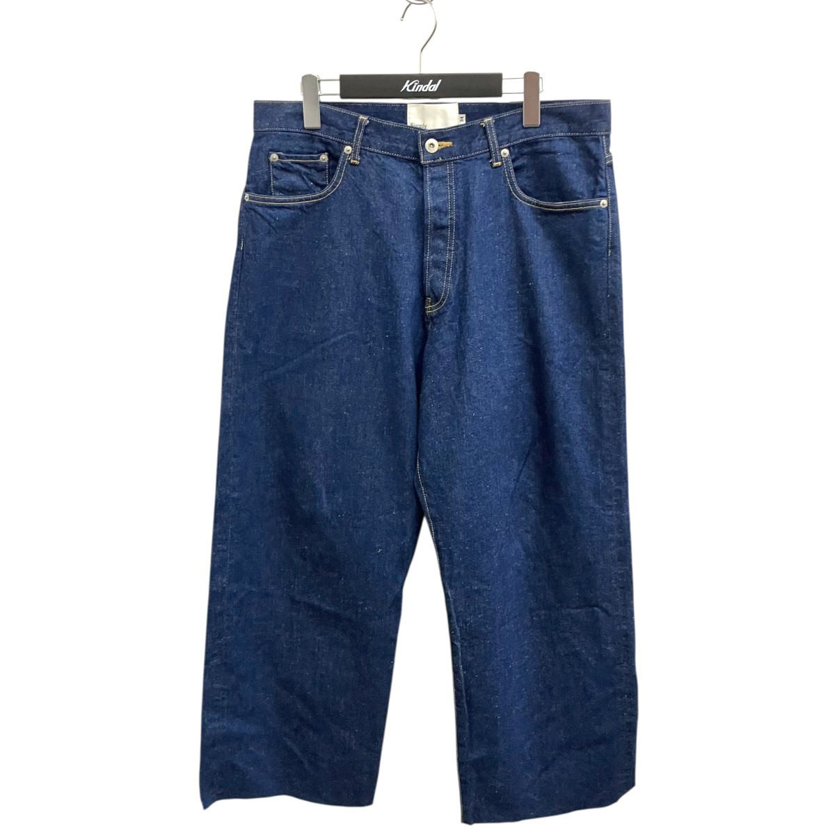 【中古】 SIMPLY COMPLICATED　 デニムパンツ 25SS3007 ブルー サイズ：34 【050426】（シンプリーコンプリケイテッド）