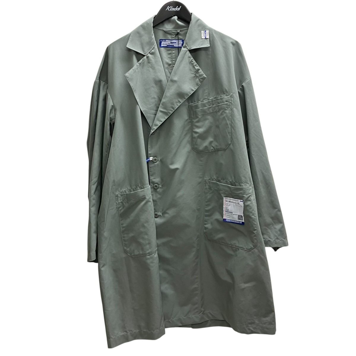 【中古】 MIHARA YASUHIRO　 DOCTOR COAT スプリングコート グレー サイズ：46 【050426】（ミハラヤスヒロ）