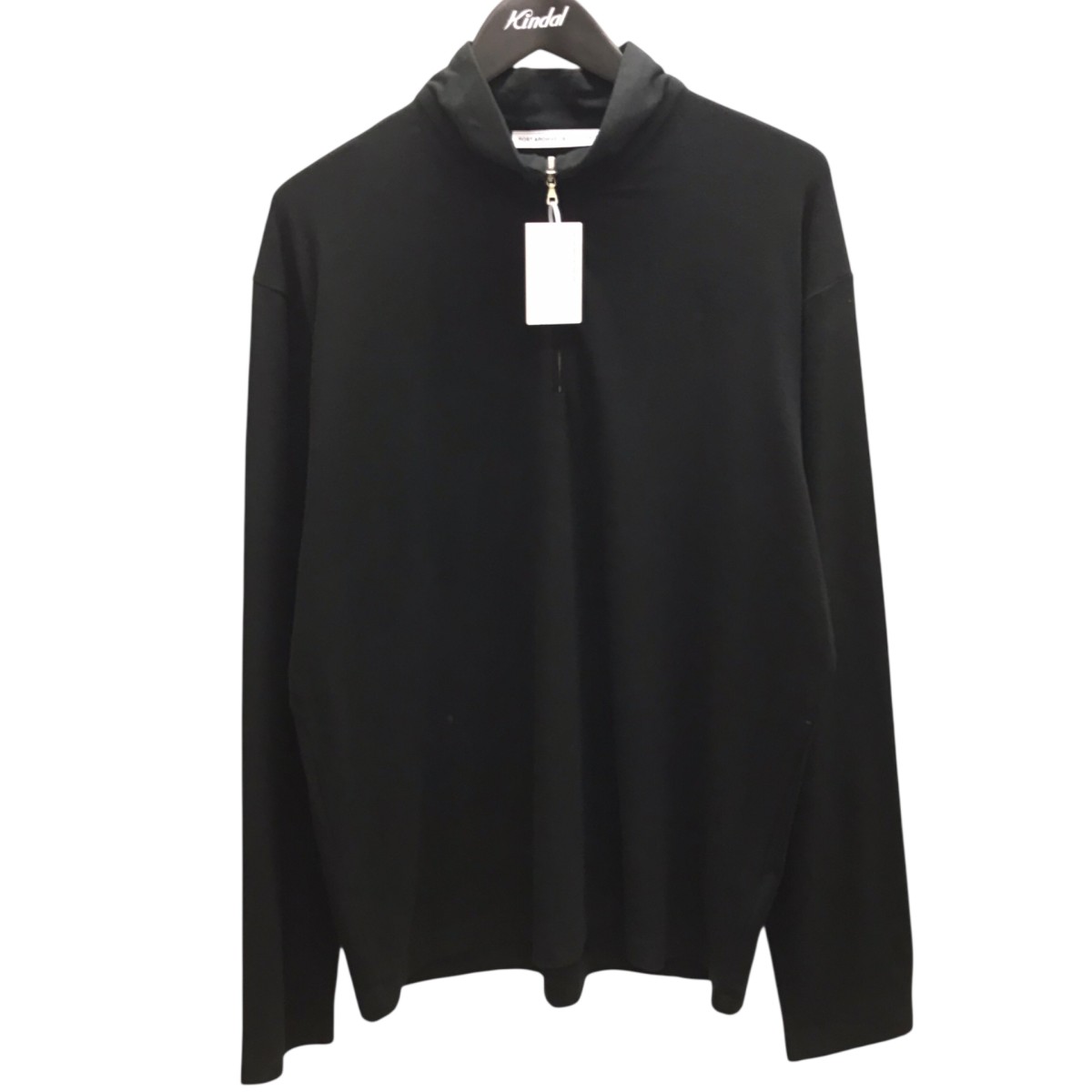 【中古】 POST ARCHIVE FACTION (PAF)　 Half Zip Fleece ハーフジップシャツ ブラック サイズ：M 【050426】（ポストアーカイブファクション）
