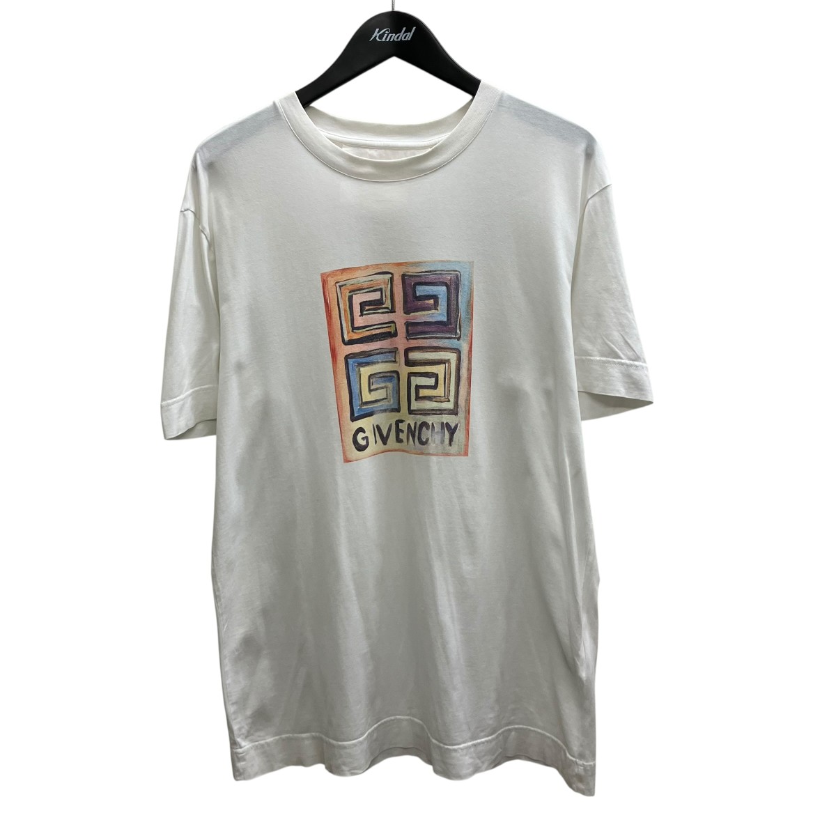 【中古】GIVENCHY 刷り上げるプルオーバー 白いこと 大きさ：L 【050426】（ジバンシィ）