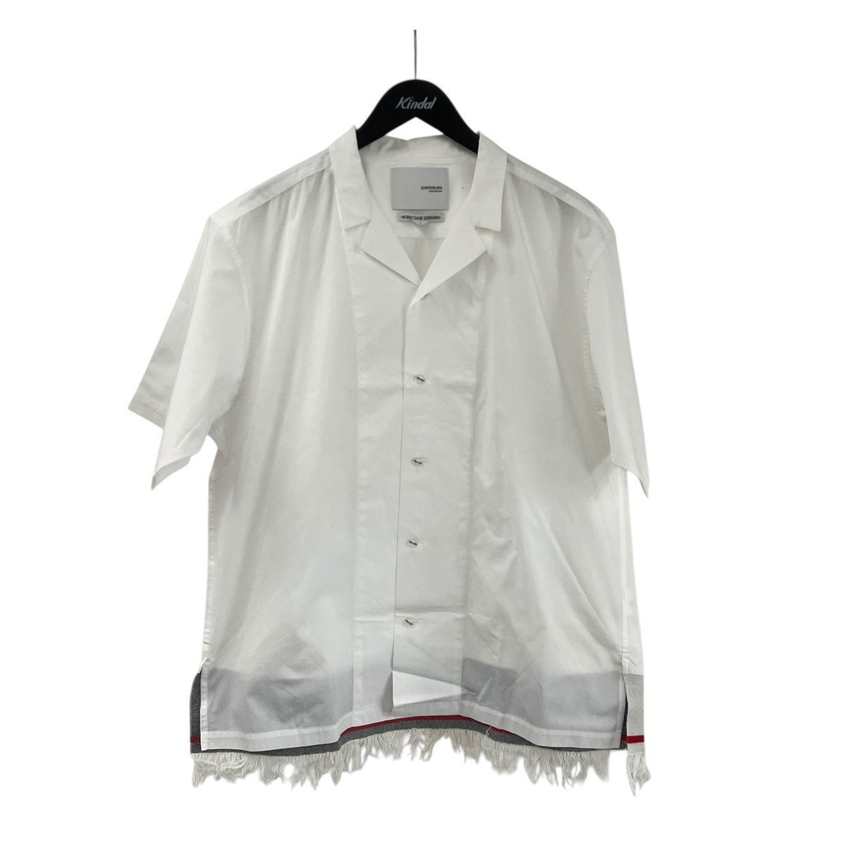 【中古】yoshio kubo YKS19211 WORST CASE SCENNARIO 半袖プルオーバー 白いこと 大きさ：3 【050426】（ヨシオクボ）