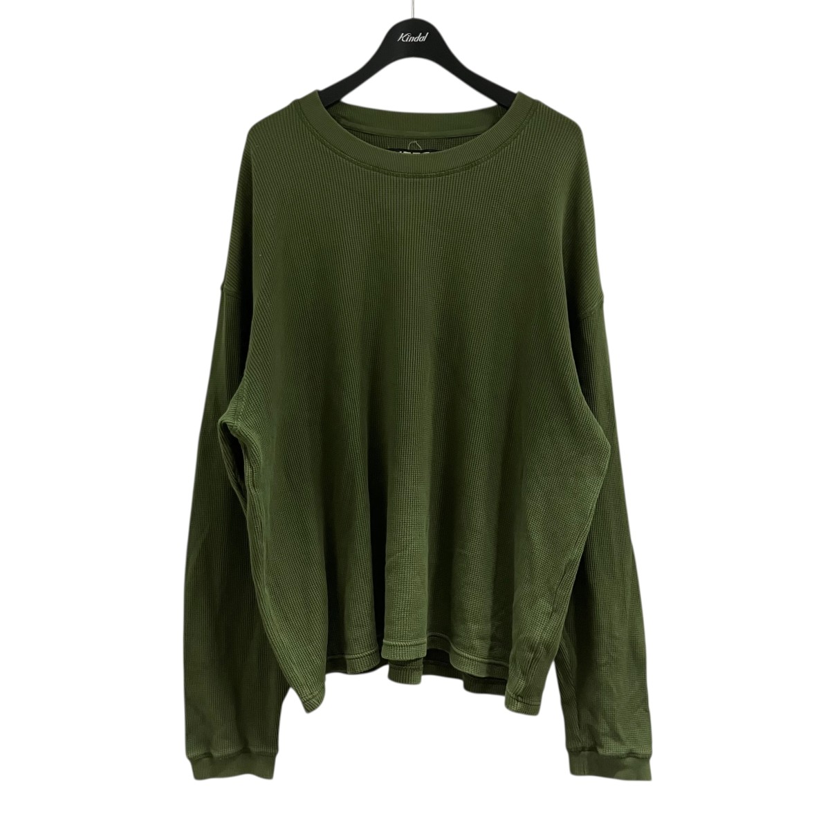 【中古】 YEEZY SEASON1　 鹿の子ロングスリーブカットソー オリーブ サイズ：M 【050426】（イージーシーズンワン）