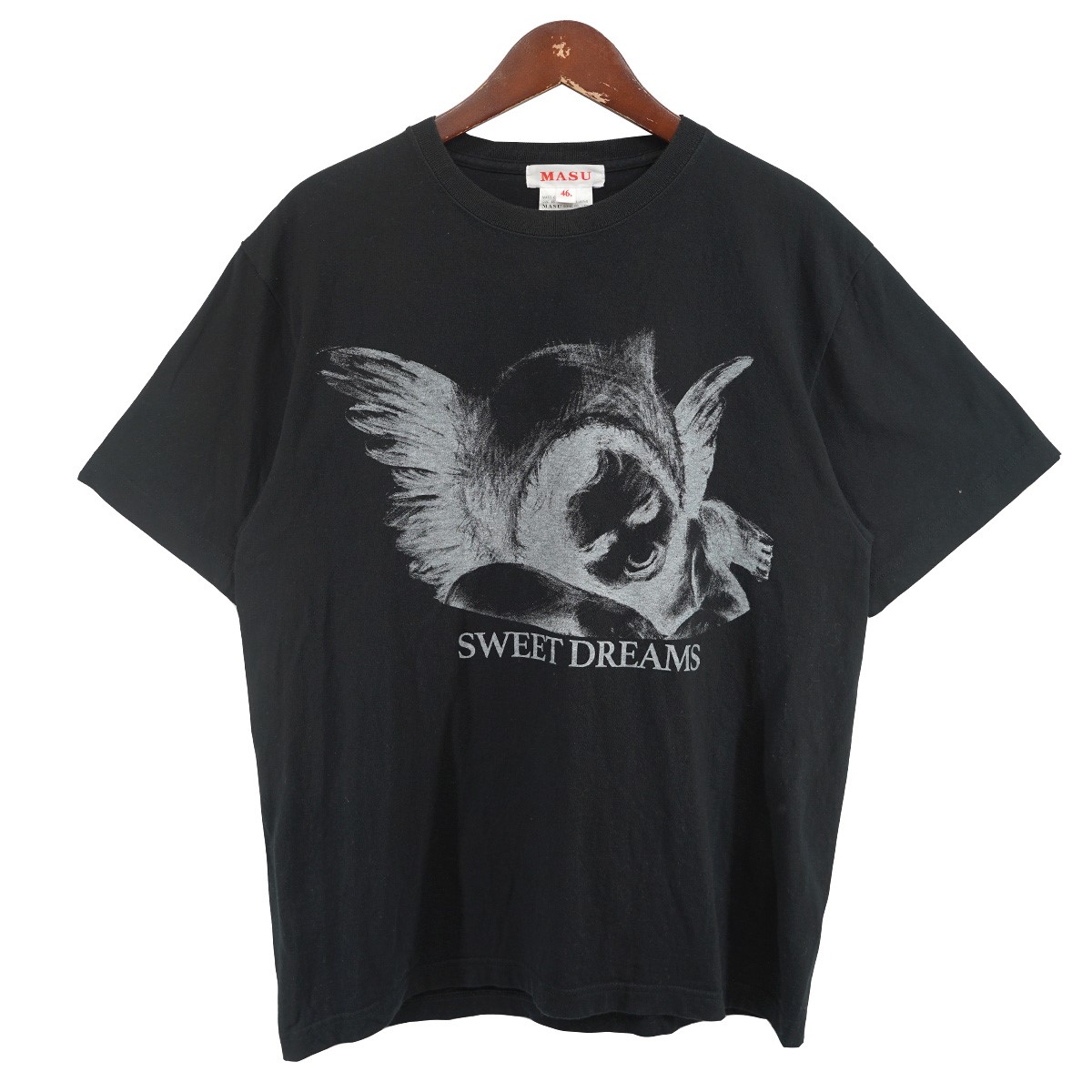 【中古】 MASU　 24SS SWEET DREAMS T-SHIRT Erika Skelton スイートドリームス Tシャツ ブラック サイズ：46 【050426】（エムエーエスユー）