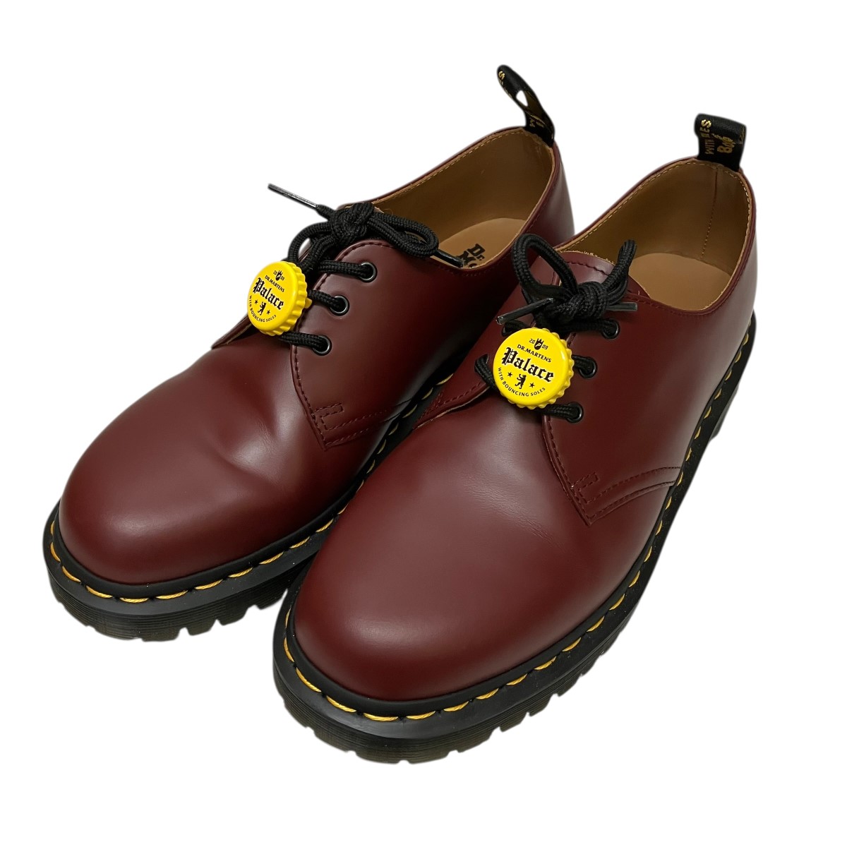 【中古】 Dr．Martens×PALACE　 3ホールシューズ 41827600 ブラウン サイズ：8 【050426】（ドクターマーチン×パレス）