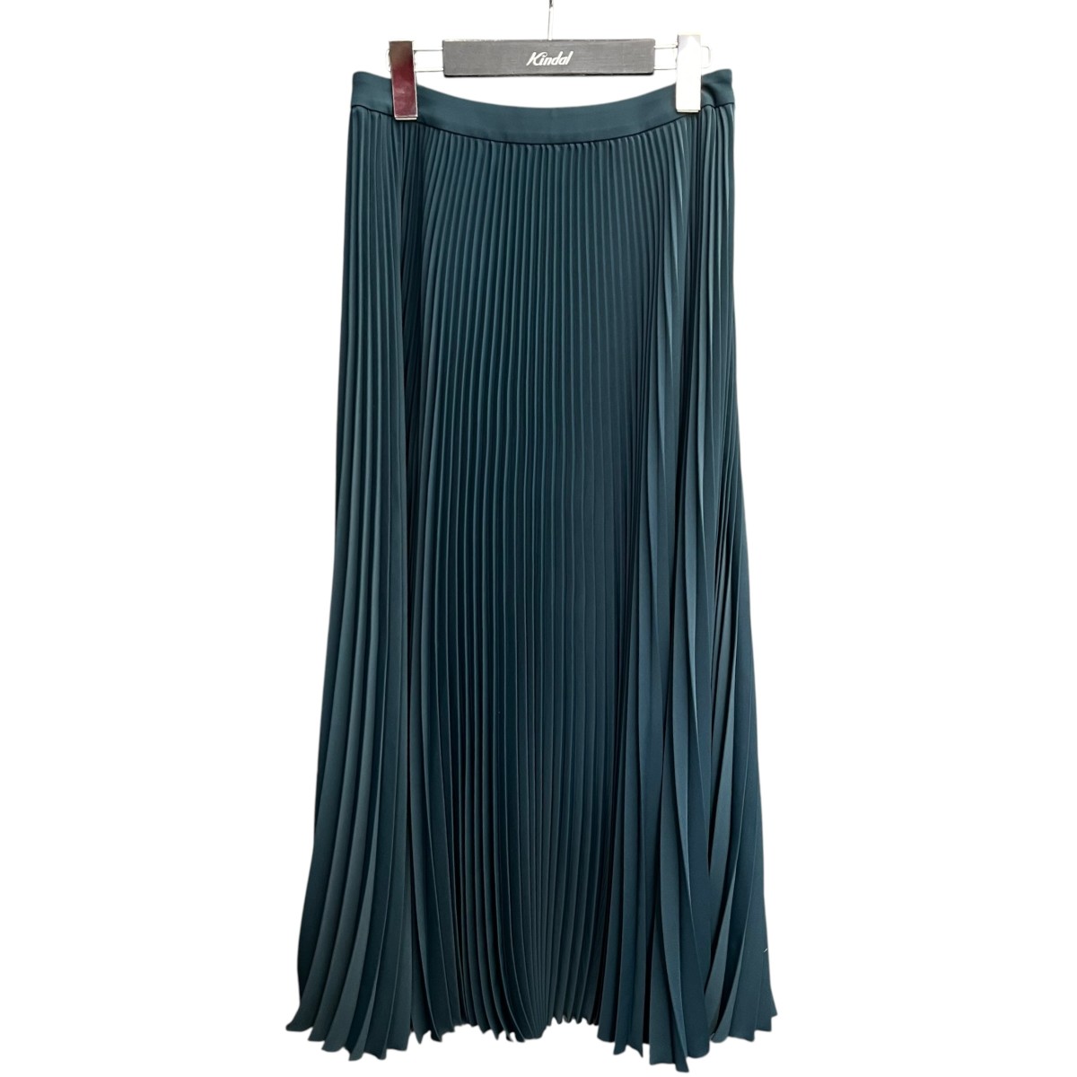 【中古】 Graphpaper Satin Pleats Skirt プリーツスカート GL233 40228C グリーン サイズ：0 【価格見直し】