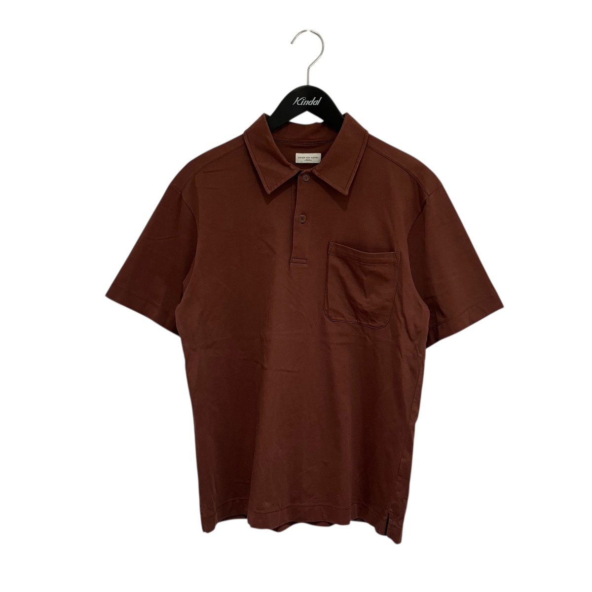 【中古】 DRIES VAN NOTEN　 ポロシャツ ブラウン サイズ：M 【050426】（ドリスヴァンノッテン）