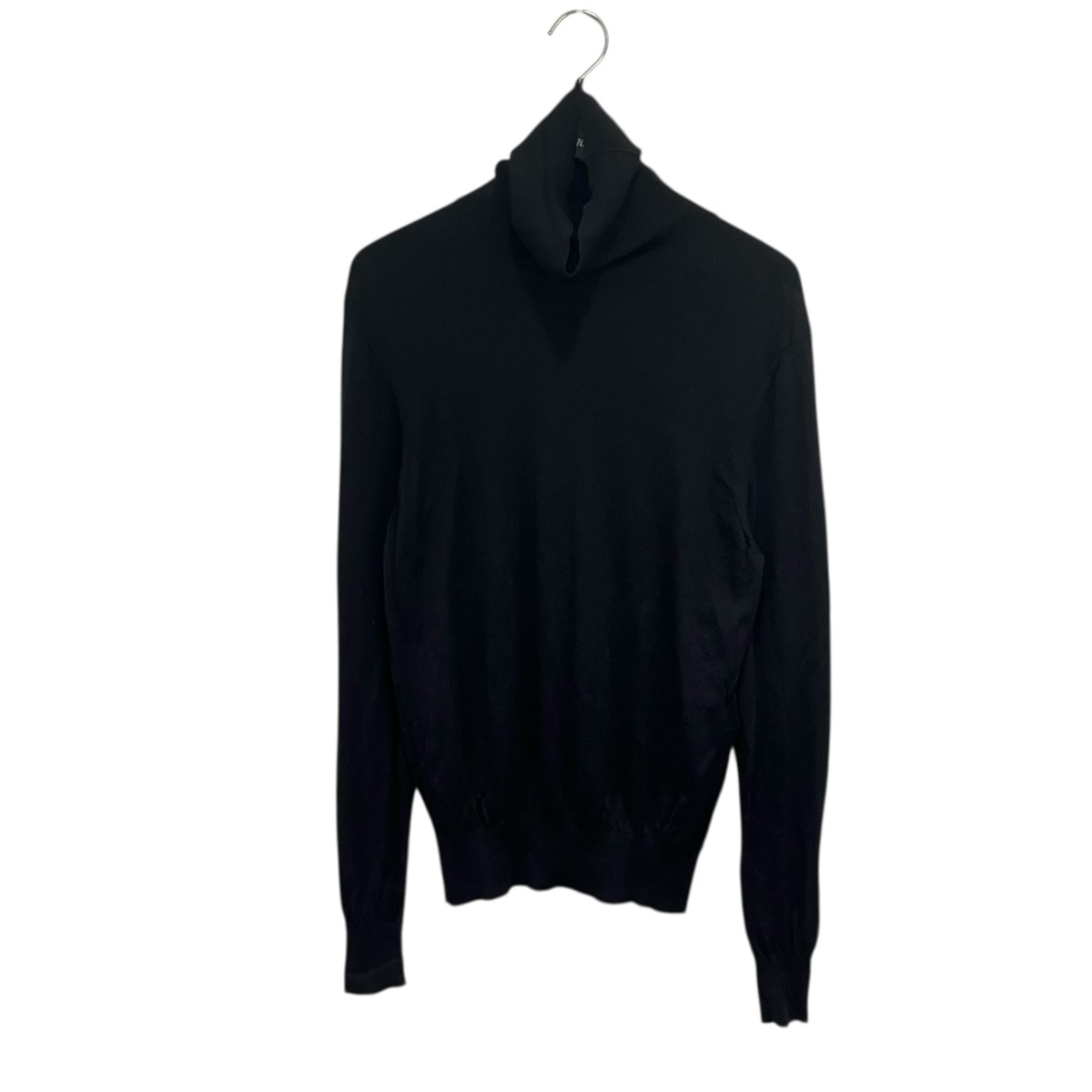 【中古】 Saint Laurent Paris　 ウールカシミアシルク タートルネックニット 752350 ブラック サイズ：XL 【050426】（サンローランパリ）