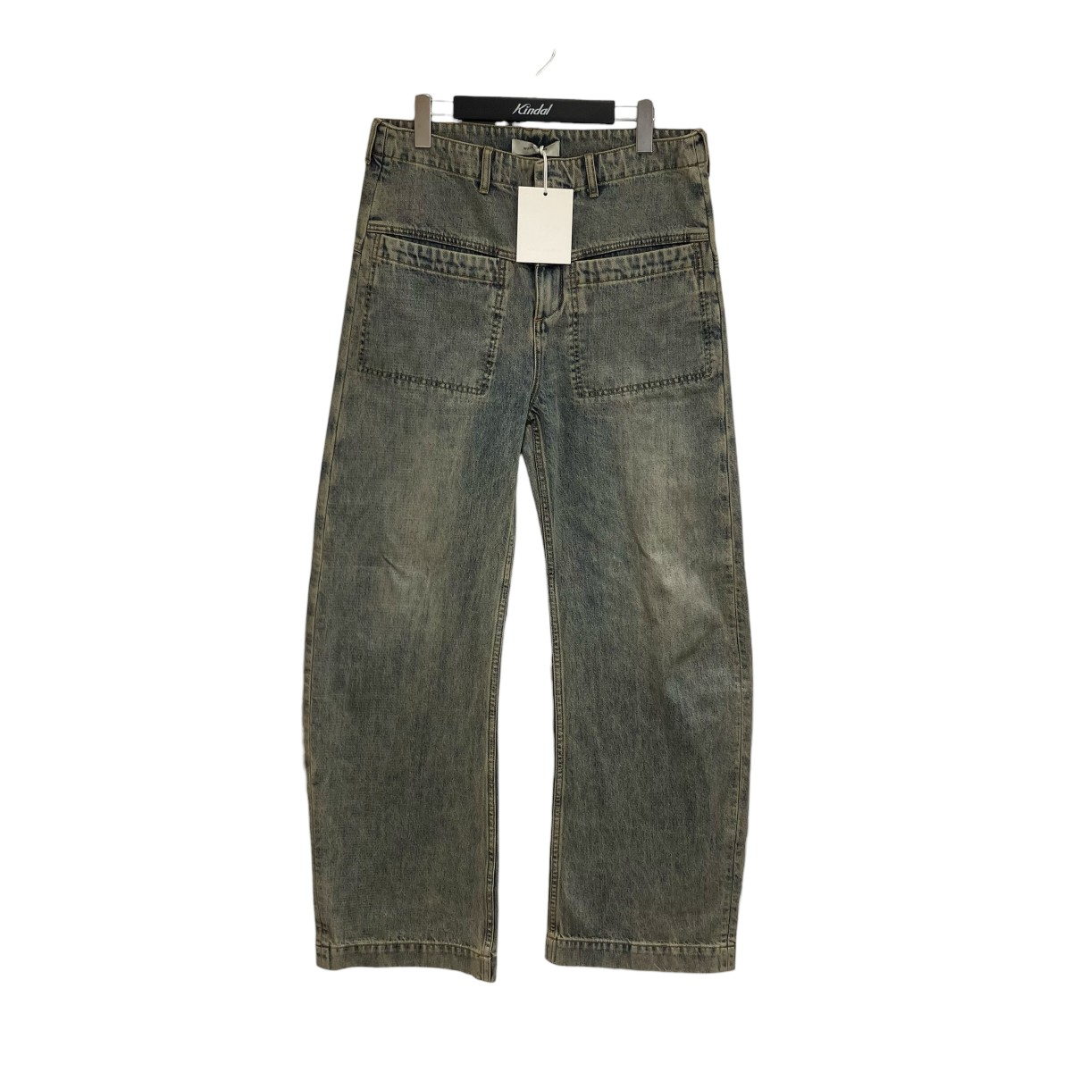 【中古】 ENTIRE STUDIOS　 ASSET DENIM PANT SURFACE WAVE デニムパンツ ES2526SW PO0124 インディゴ サイズ：S 【050426】（エンタイアスタジオ）