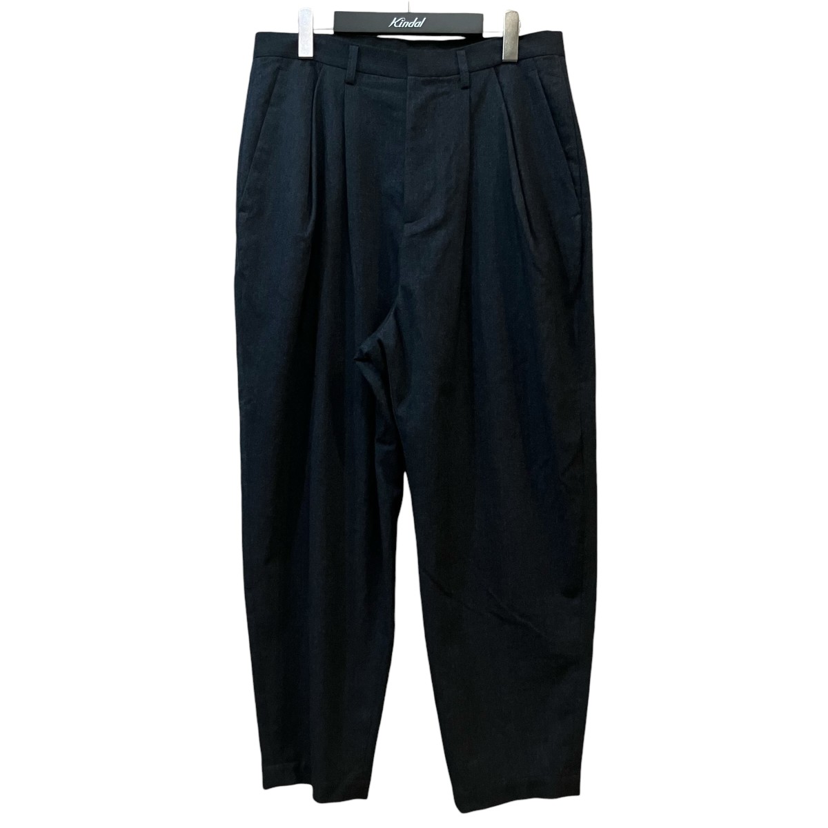 【中古】Dulcamara 「よそいき厚地の外套タックPT」 羊毛スラックス D224 P106 米国海軍 大きさ：2 【290526】（ドゥルカマラ）