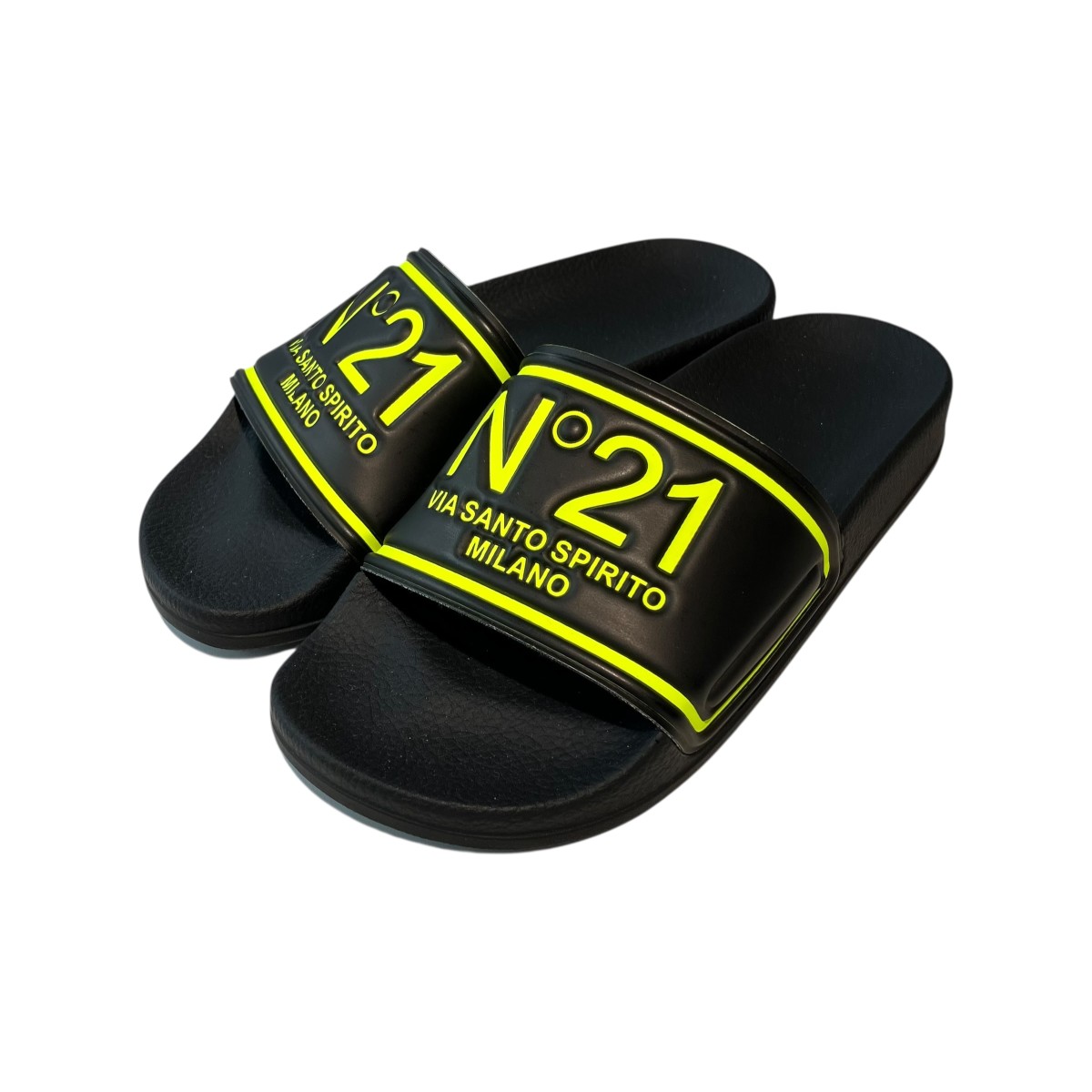 【中古】N°21 NUMERO VENTUNO サンダル 22S-SP0287 ブラック サイズ：35 【060426】（ヌメロ ヴェントゥーノ）