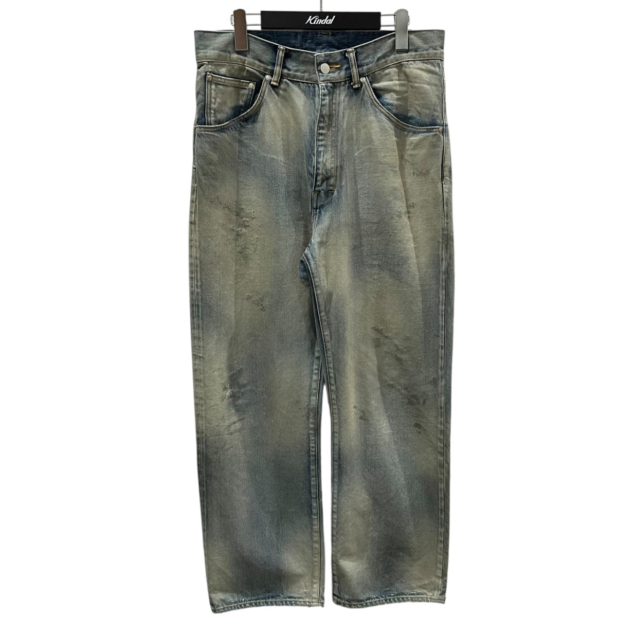 【中古】 ANCELLM　 25SS 加工デニムパンツ USED STRAIGHT 5P DENIM PANTS ユーズドストレート5ポケットデニムパンツ ANC-PT82 インディゴ サイズ：2 【060426】（アンセルム）