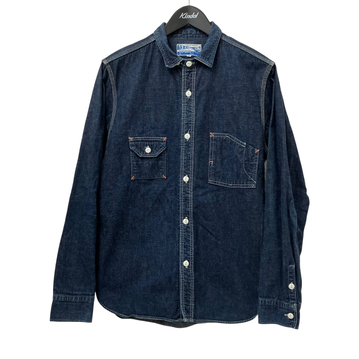 【中古】 TCB JEANS　 デニムシャツ インディゴ サイズ：36 【060426】（ティーシービージーンズ）