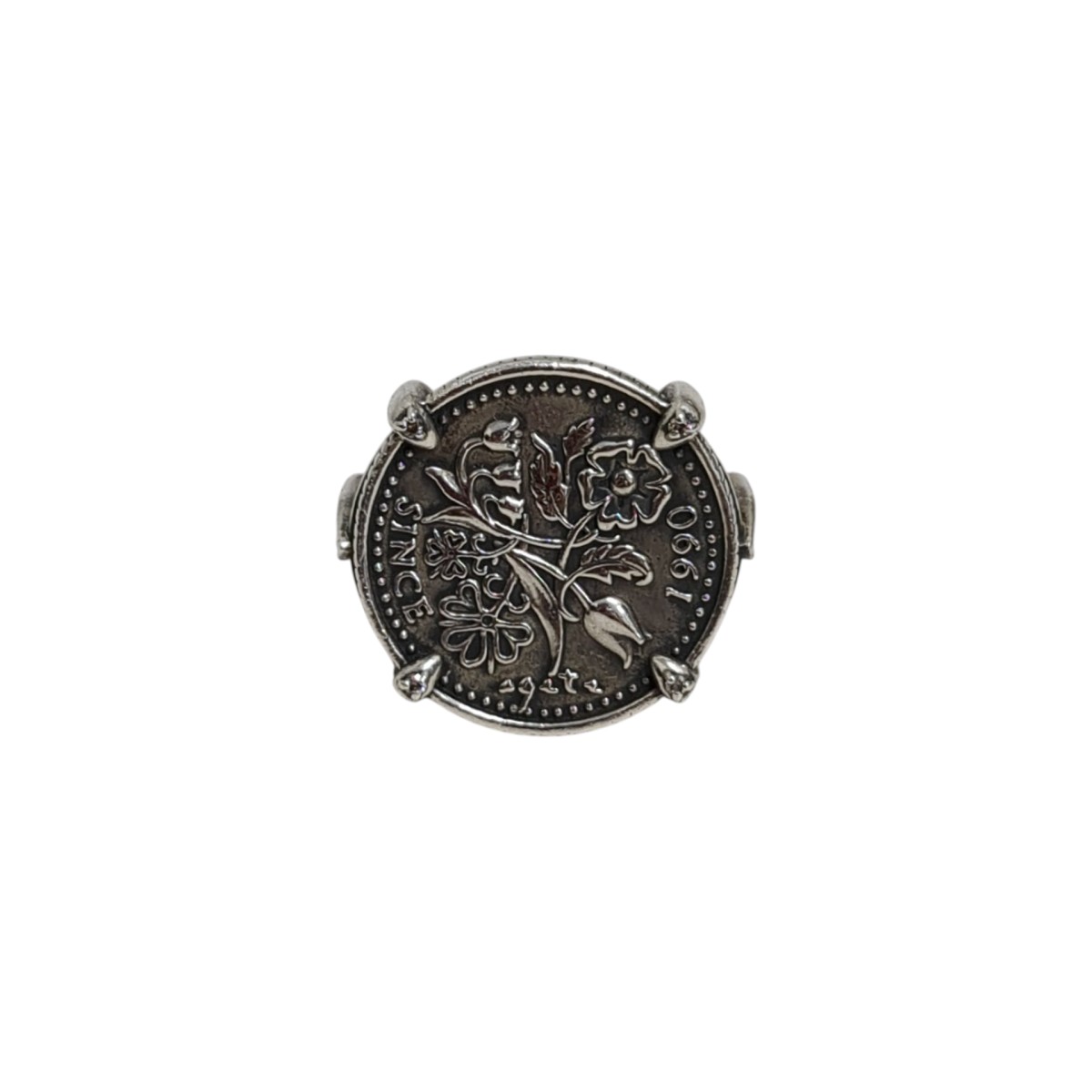 【中古】agete 輪っか 10253111416 しろがね色 【060426】（アガット）
