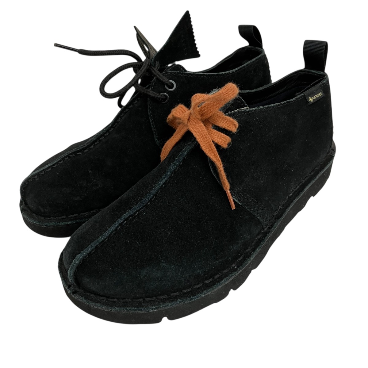 【中古】CLARKS Desert Trek GTX チャッカブーツ 黒いこと 大きさ：UK7 【060426】（クラークス）