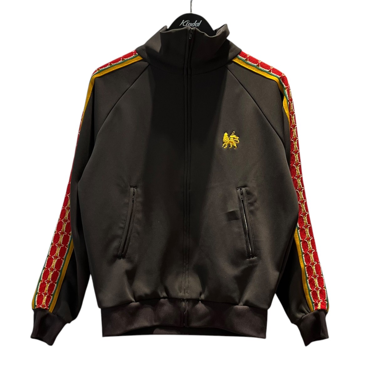 【中古】 SASQUATCHfabrix．　 トラックジャケット 23AW-CSS-004 LACE TAPE TRACK JACKET ブラウン サイズ：S 【050426】（サスクワァッチファブリックス．）
