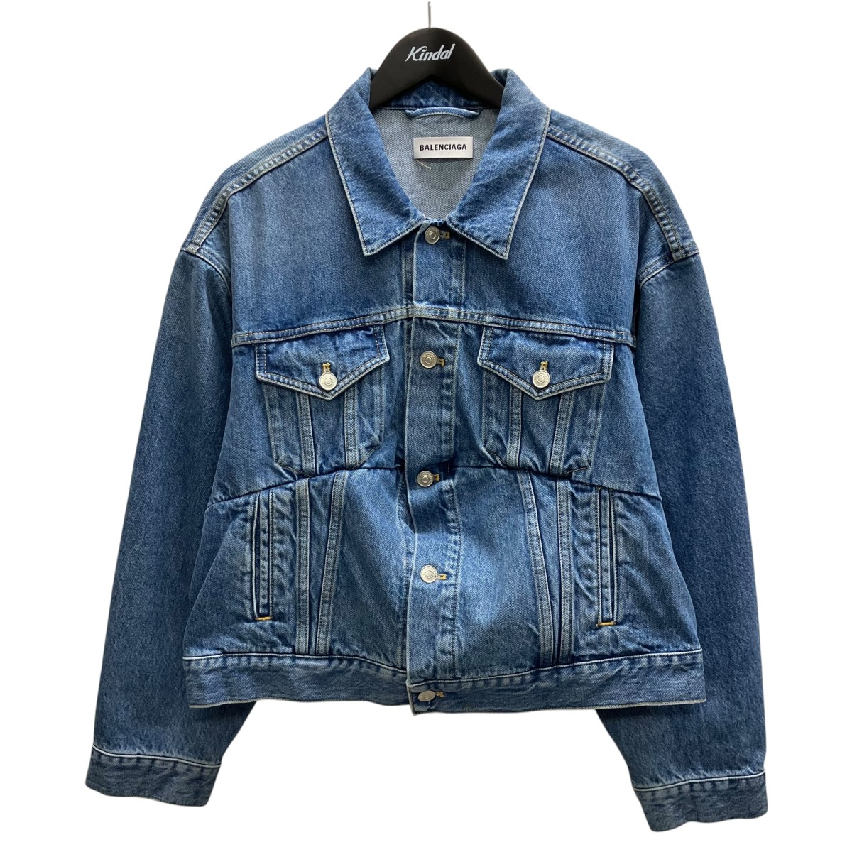 【中古】 BALENCIAGA　 デニムジャケット ブルー サイズ：38 【060426】（バレンシアガ）