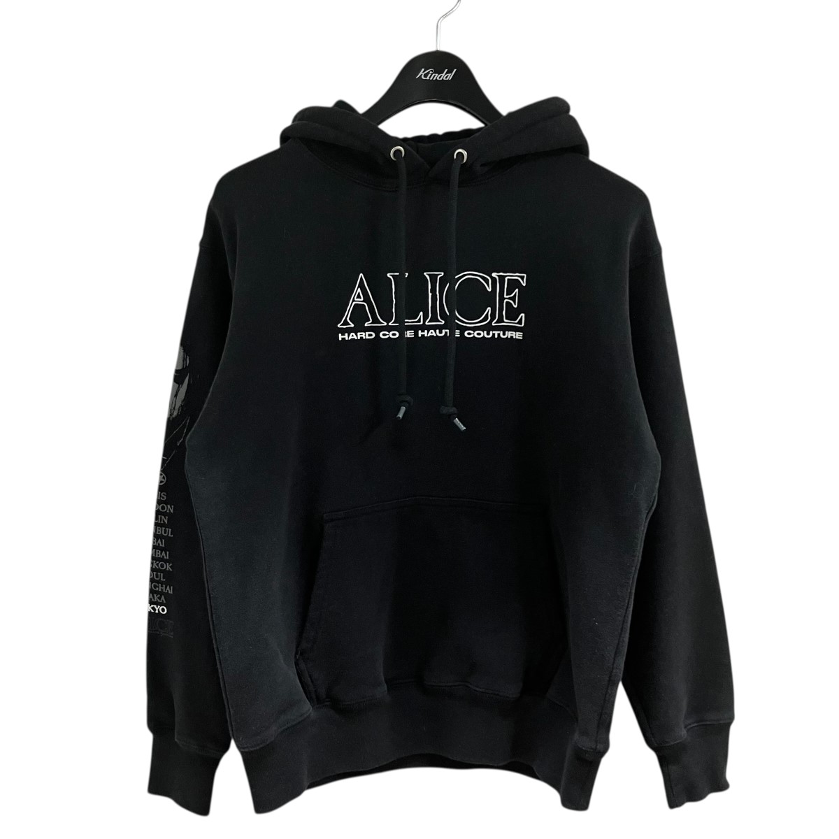 【中古】 ALICE HOLLYWOOD　 プルオーバーパーカー ブラック サイズ：S 【060426】（アリスハリウッド）