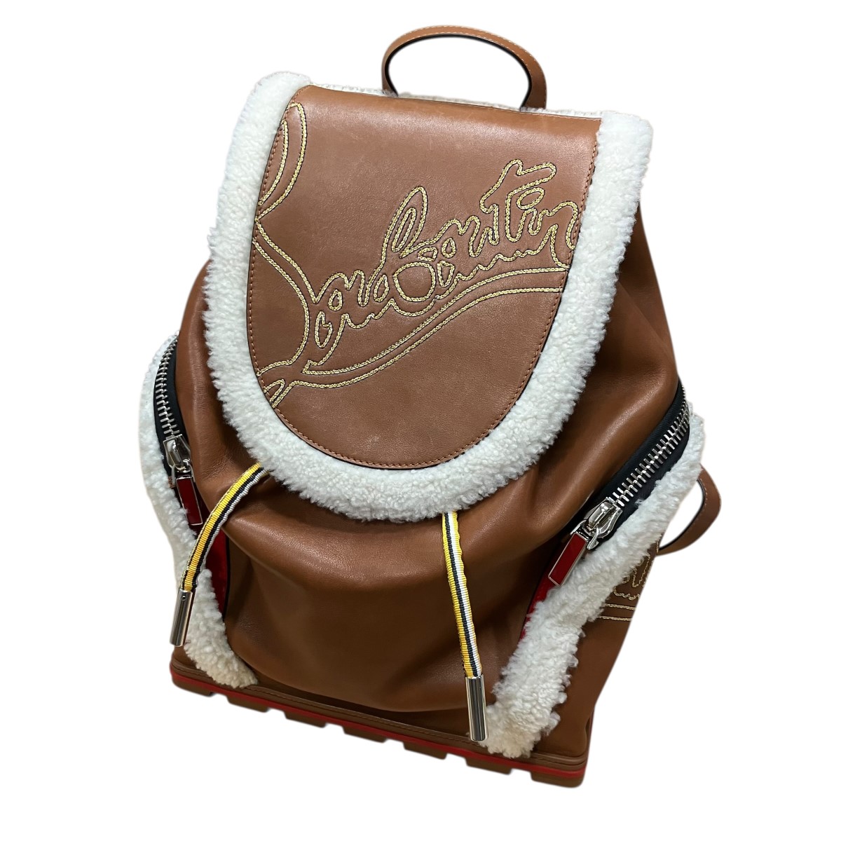 【中古】Christian Louboutin エクスプローラーファンクリュック マルチ色つや 大きさ：- 【060426】（クリスチャンルブタン）